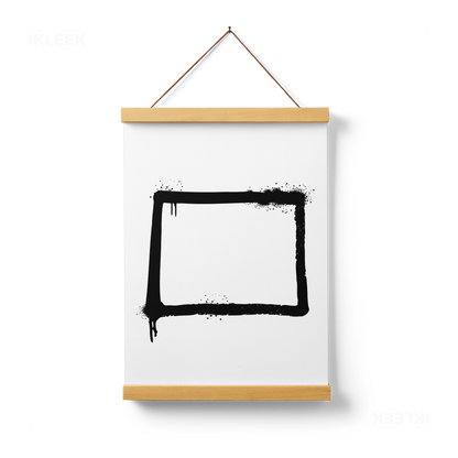 OpenSquare Magnetic Hanger Poster 01 Natural Wood