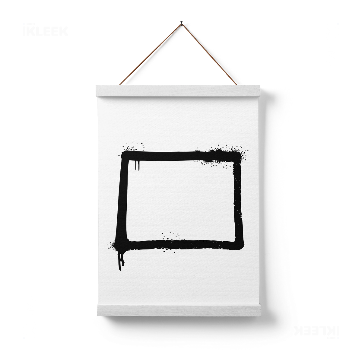 OpenSquare Magnetic Hanger Poster 01 White Wood