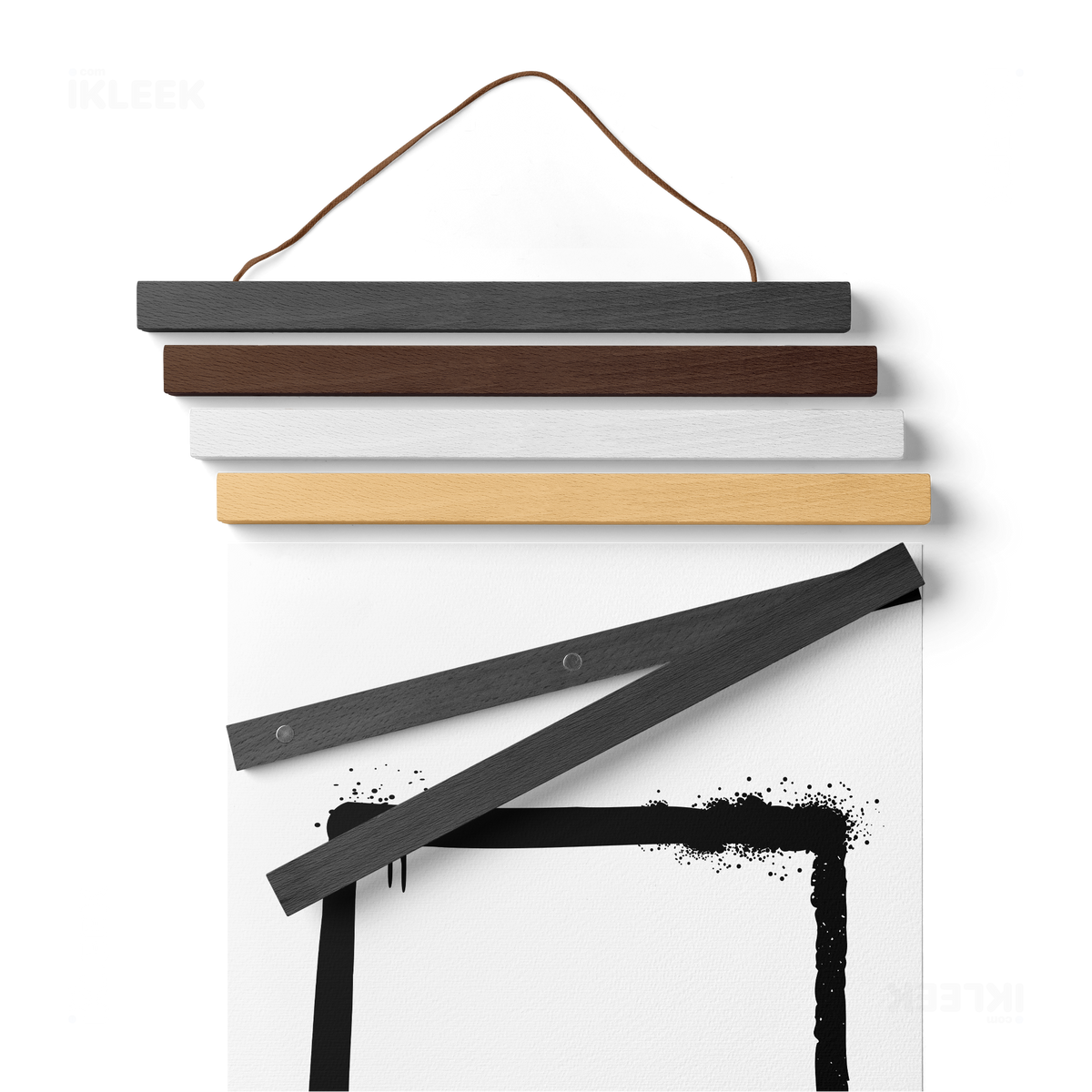 OpenSquare Magnetic Hanger Poster 02 Dark Wood