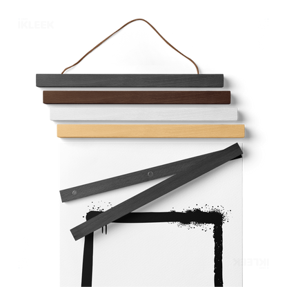 OpenSquare Magnetic Hanger Poster 02 Natural Wood