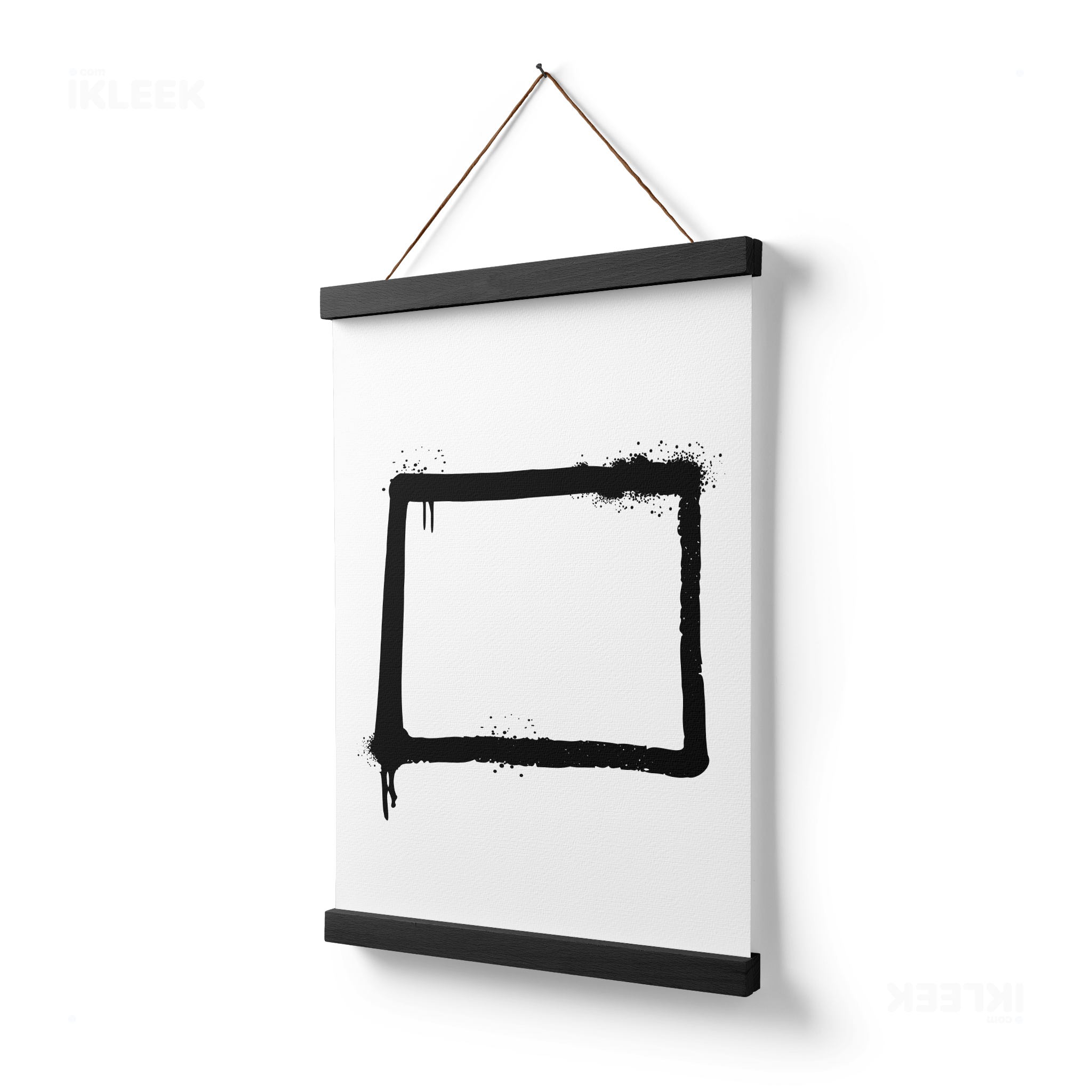 OpenSquare Magnetic Hanger Poster 03 Black Wood