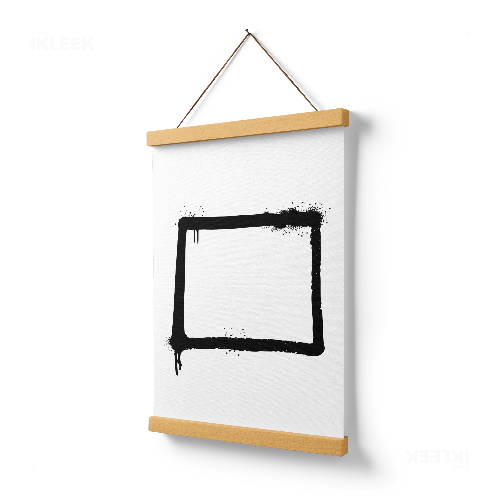 OpenSquare Magnetic Hanger Poster 03 Natural Wood