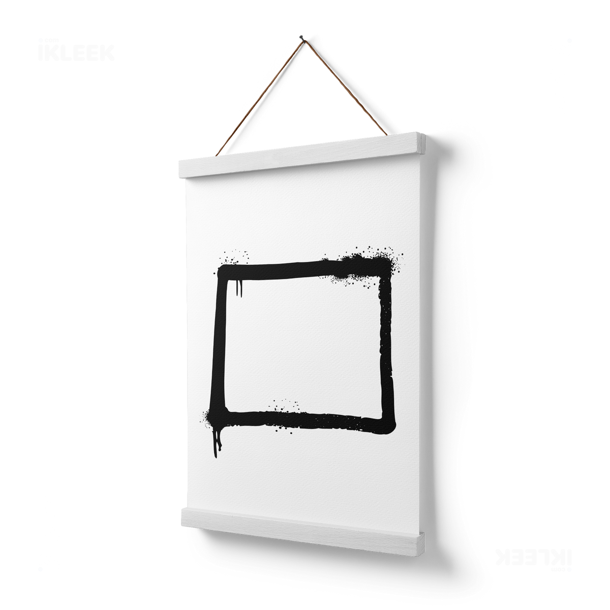 OpenSquare Magnetic Hanger Poster 03 White Wood