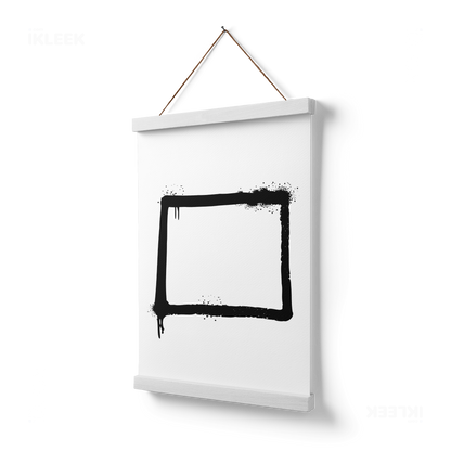 OpenSquare Magnetic Hanger Poster 03 White Wood