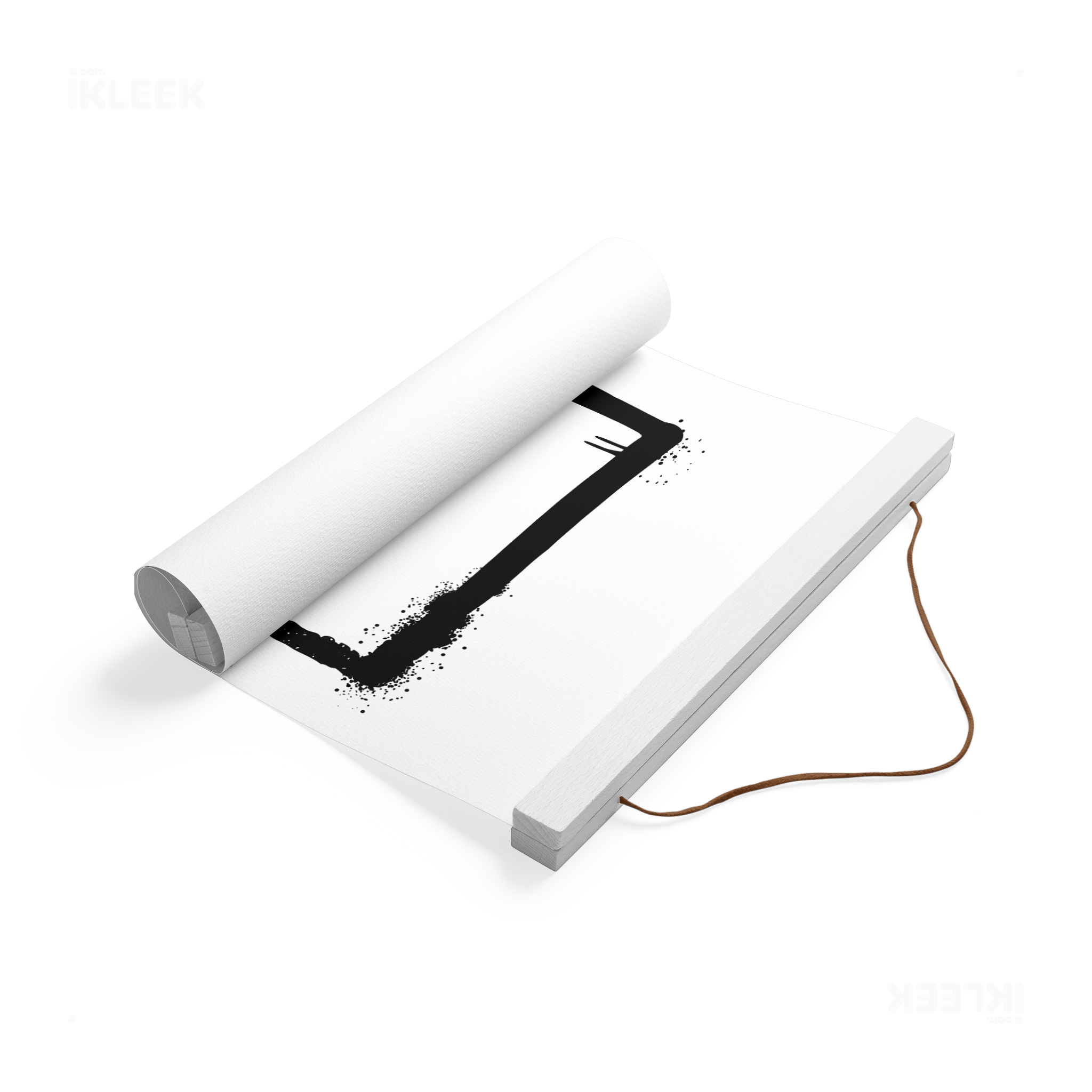 OpenSquare Magnetic Hanger Poster 04 White Wood