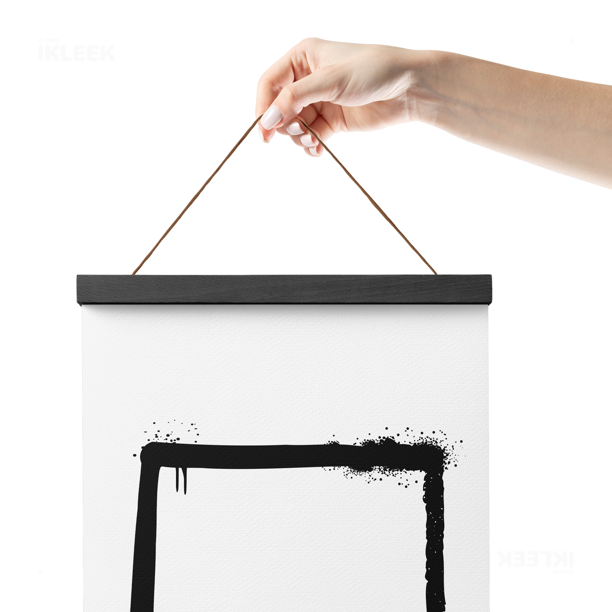 OpenSquare Magnetic Hanger Poster 05 Black Wood