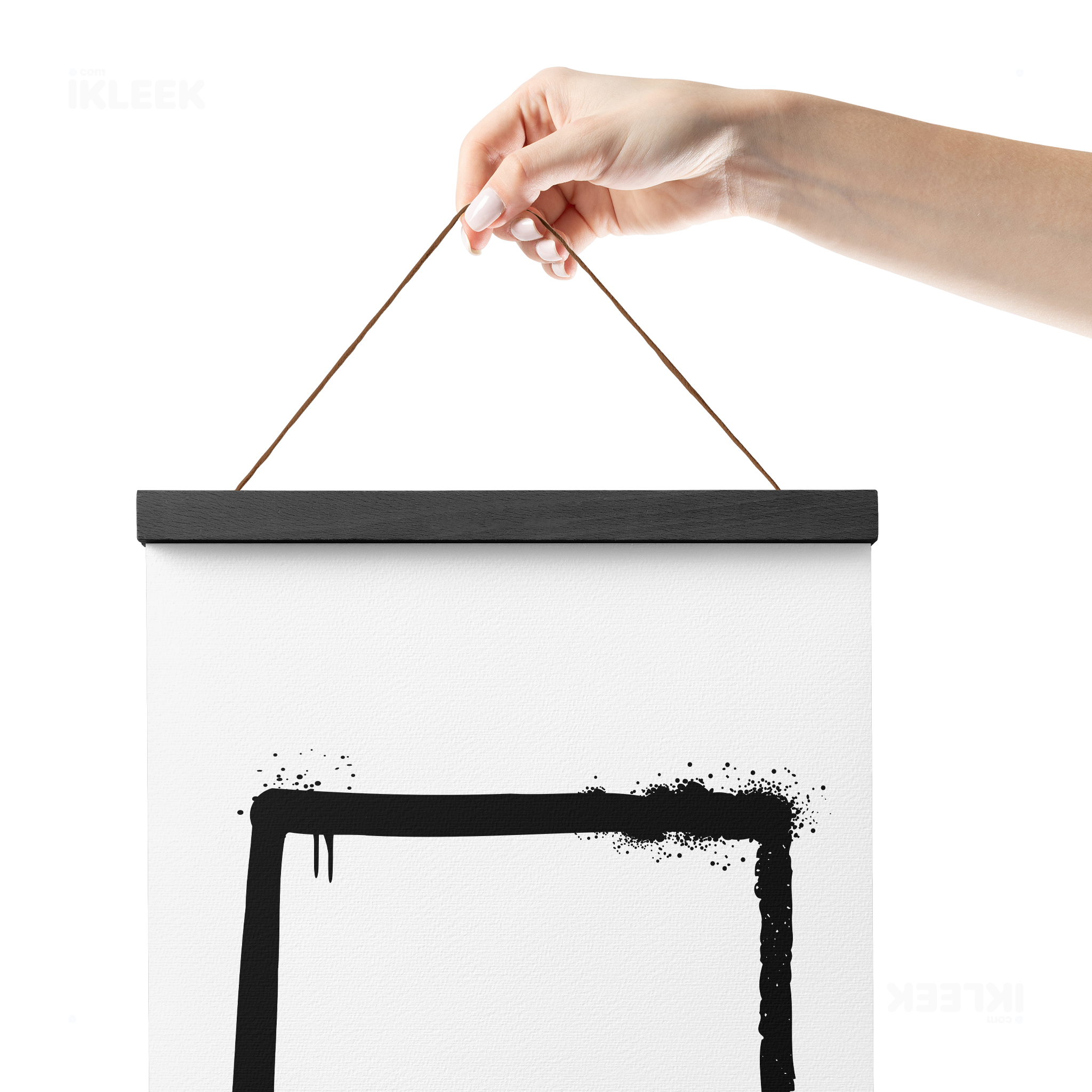 OpenSquare Magnetic Hanger Poster 05 Black Wood