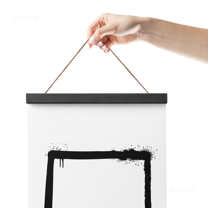OpenSquare Magnetic Hanger Poster 05 Black Wood
