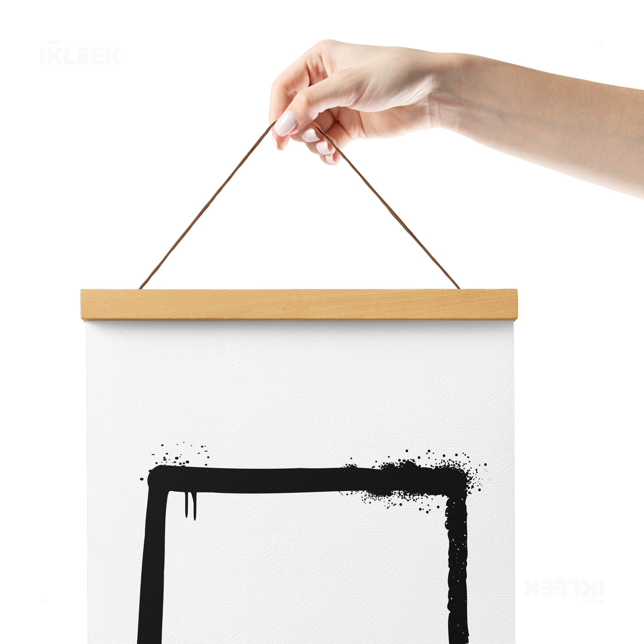 OpenSquare Magnetic Hanger Poster 05 Natural Wood
