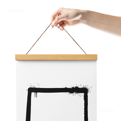 OpenSquare Magnetic Hanger Poster 05 Natural Wood
