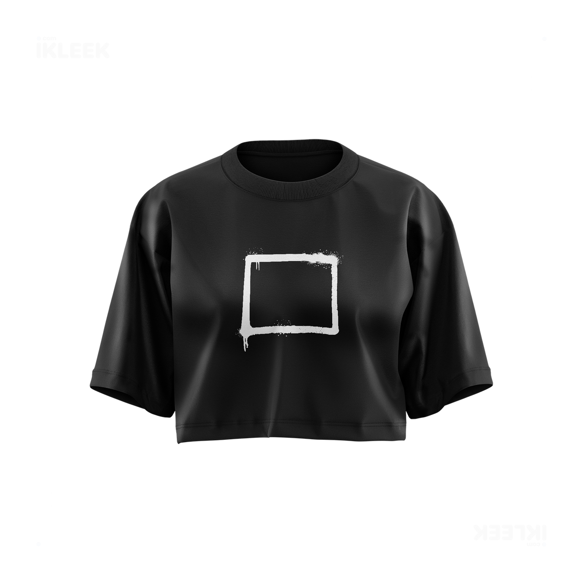 OpenSquare Over Sized Crop Top 01 Black