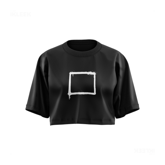 OpenSquare Over Sized Crop Top 01 Black