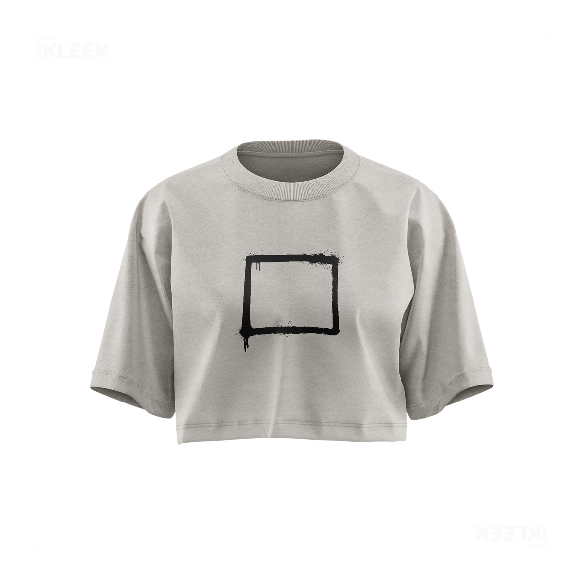OpenSquare Over Sized Crop Top 01 Faded Bone