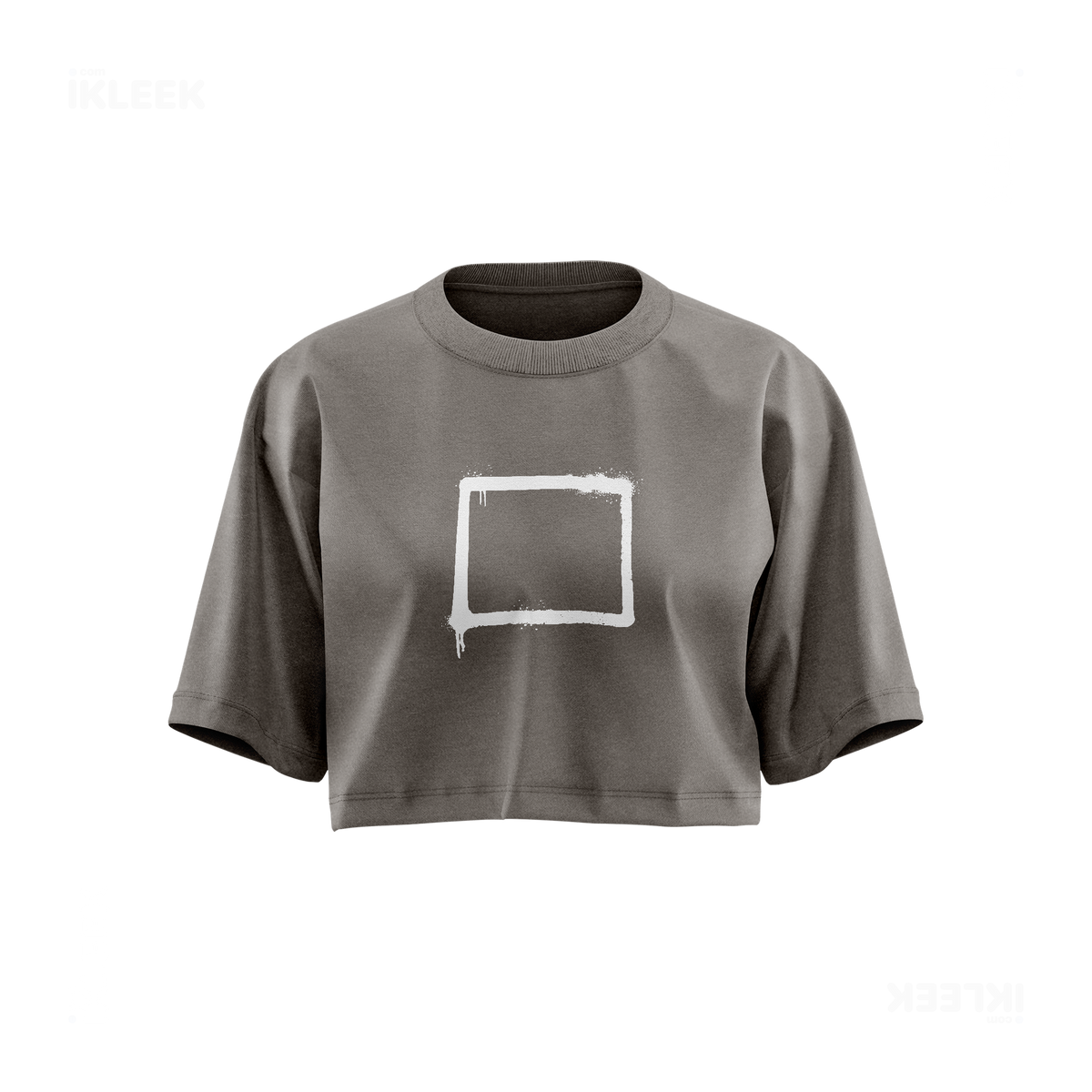 OpenSquare Over Sized Crop Top 01 Faded Grey
