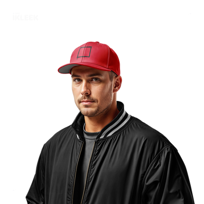 OpenSquare Snapback Caps 02 Red DTF