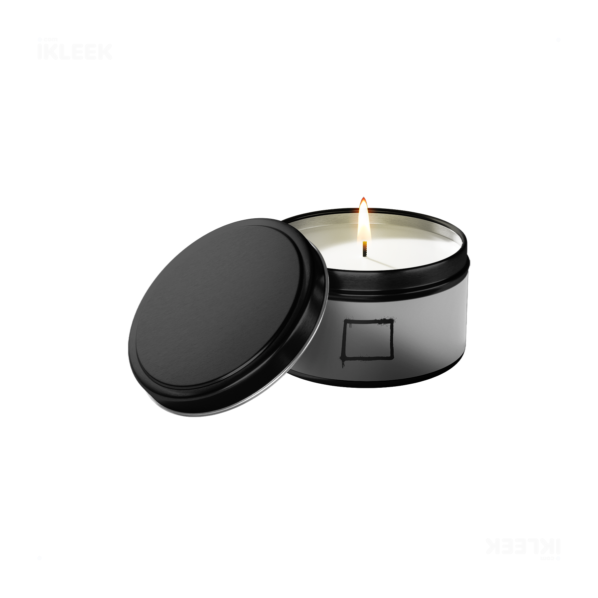 OpenSquare Tin Candle 01 Black
