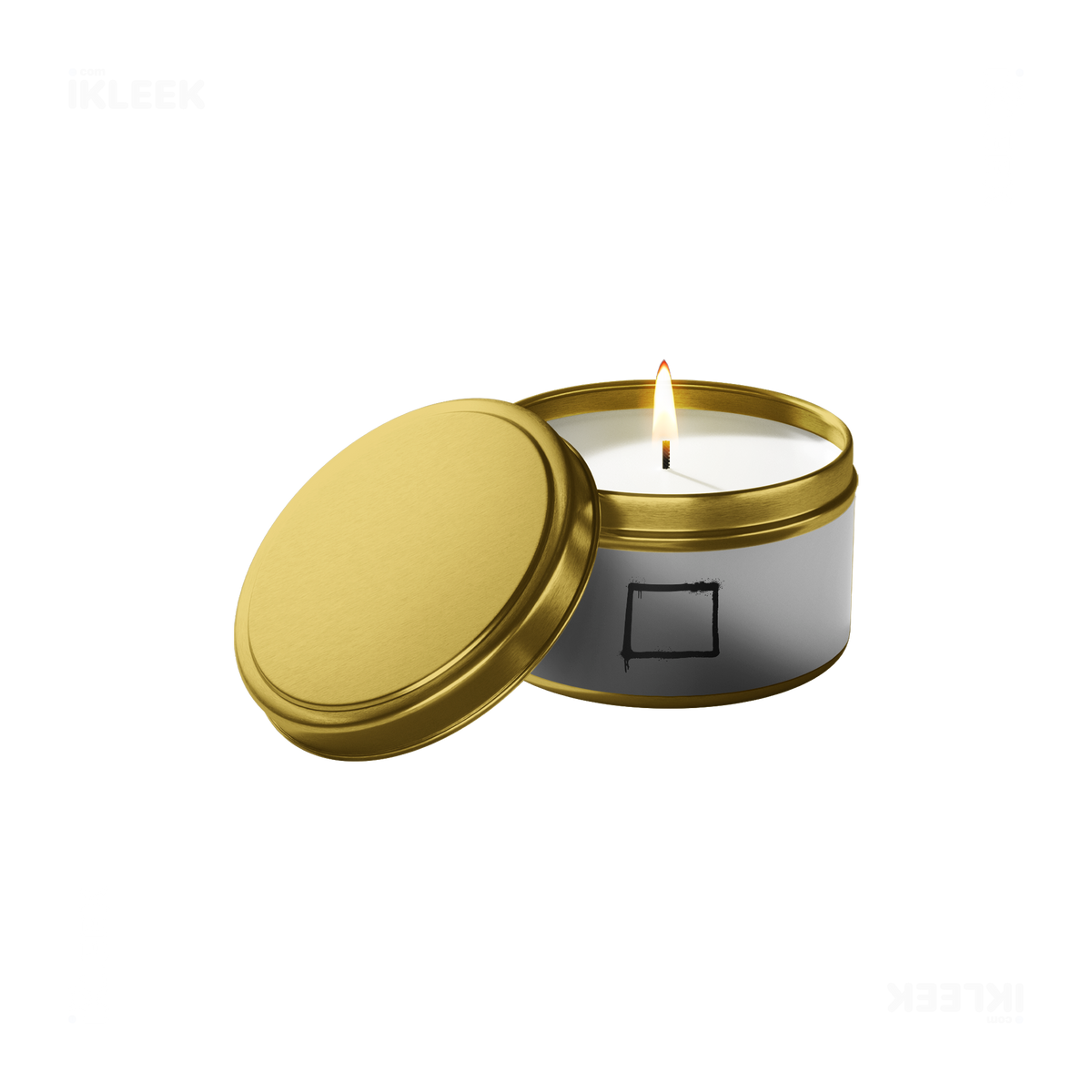 OpenSquare Tin Candle 01 Gold