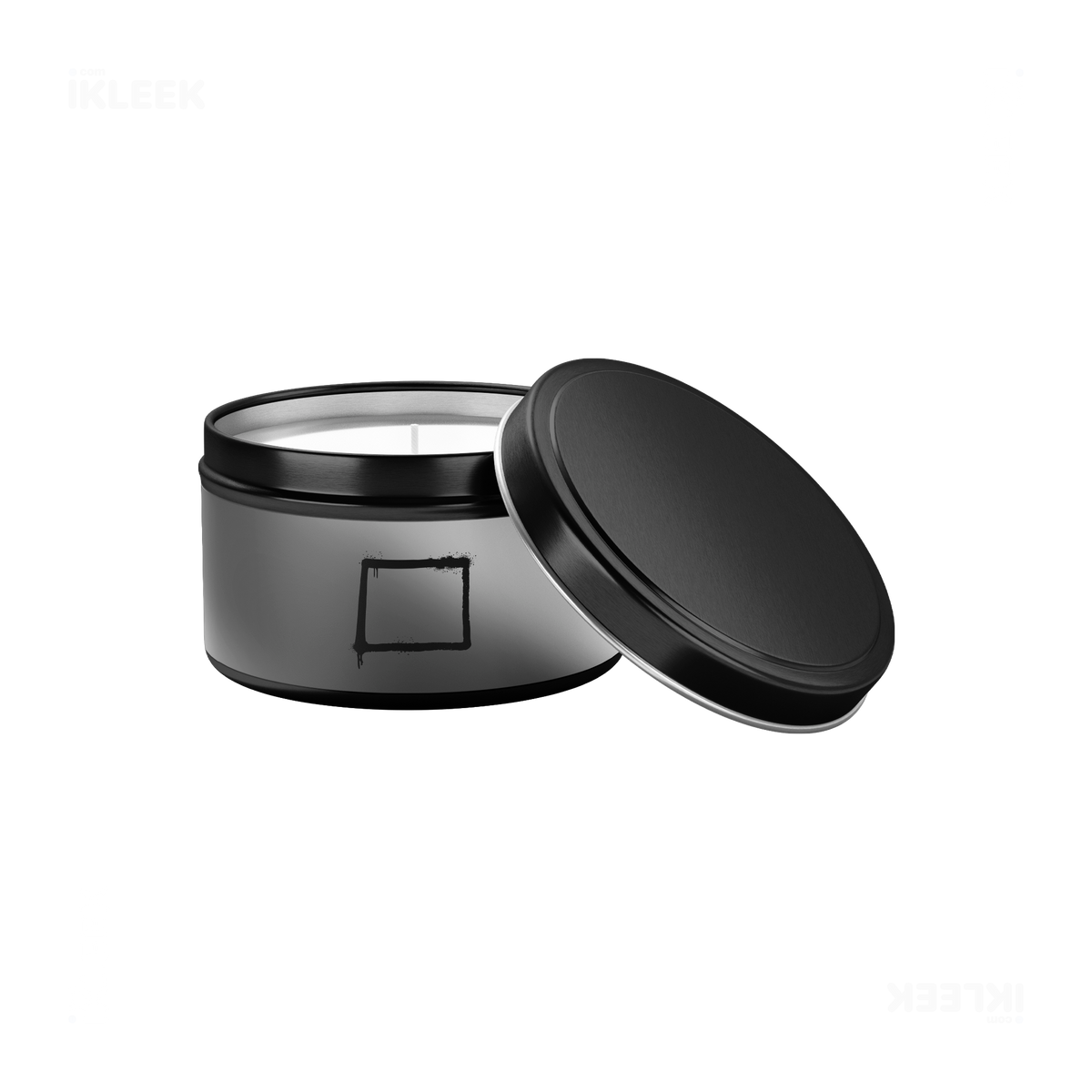 OpenSquare Tin Candle 03 Black
