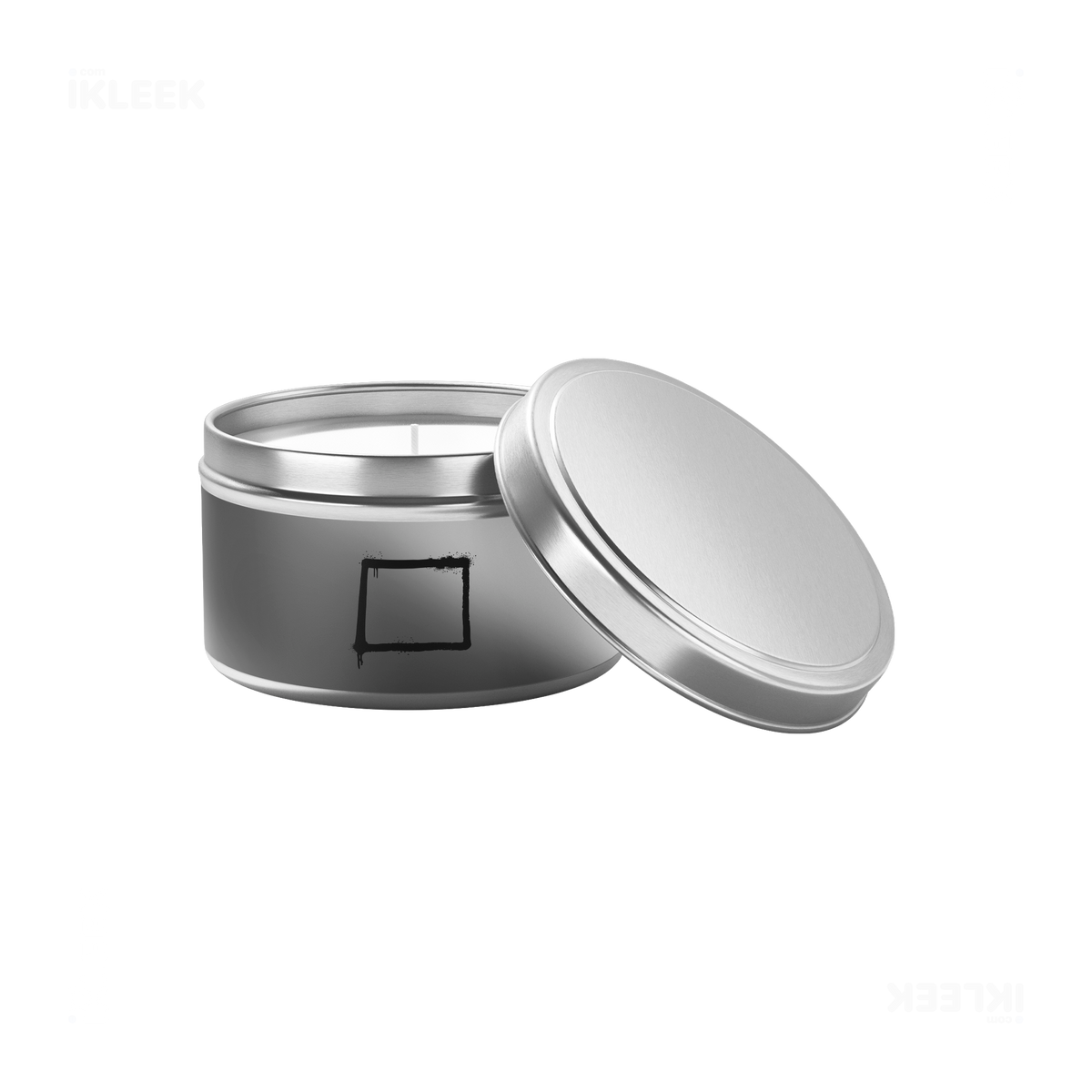 OpenSquare Tin Candle 03 Silver