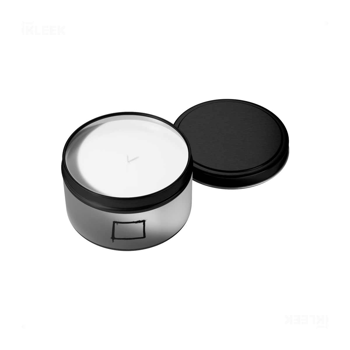 OpenSquare Tin Candle 05 Black