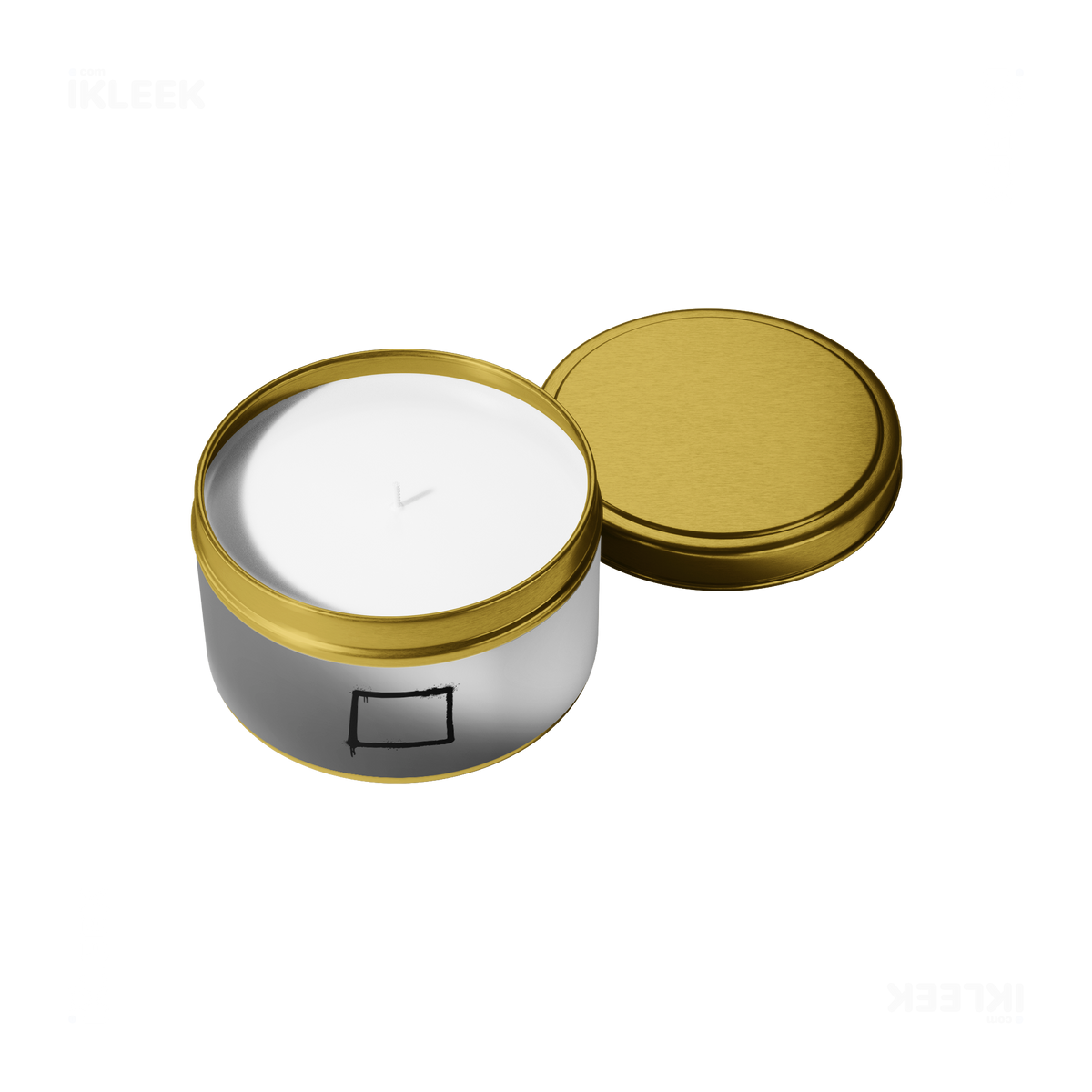 OpenSquare Tin Candle 05 Gold