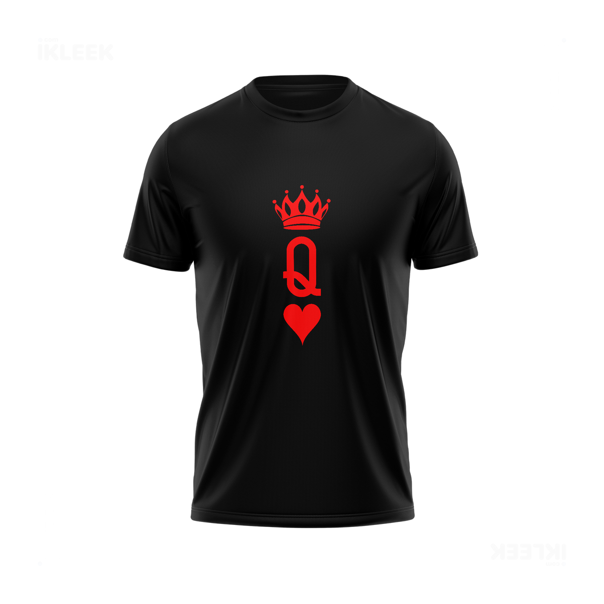 QueenOfHearts Adult T Shirt 01 Black