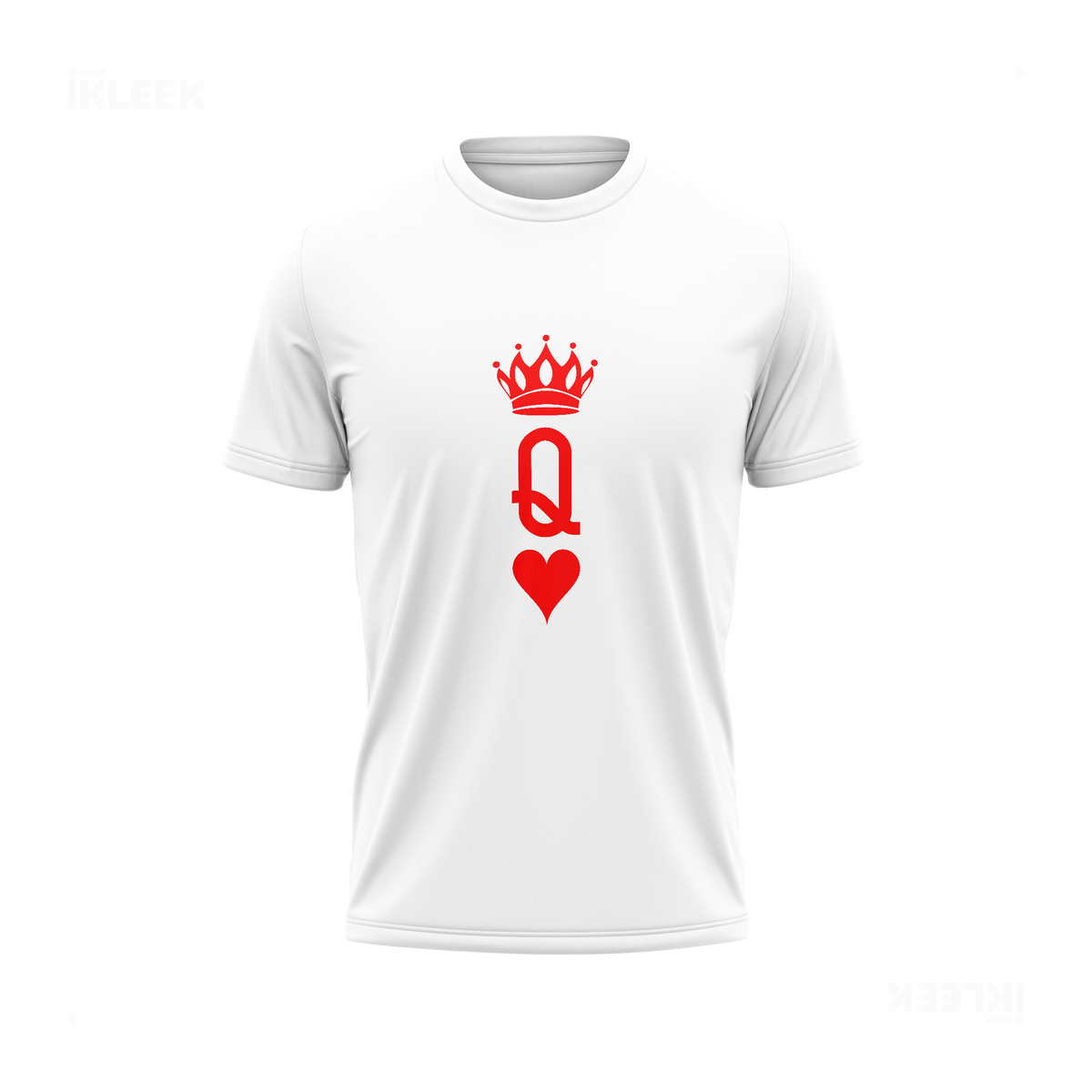 QueenOfHearts Adult T Shirt 01 White
