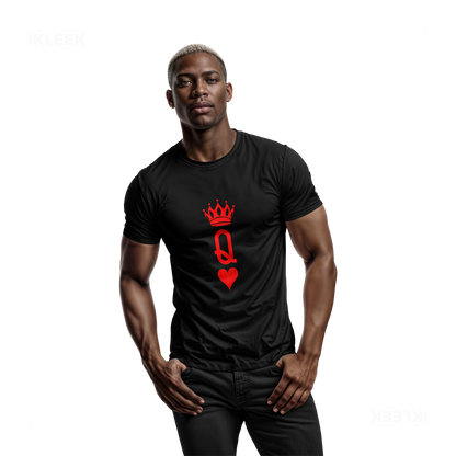 QueenOfHearts Adult T Shirt 02 Black
