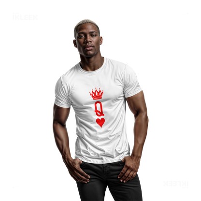 QueenOfHearts Adult T Shirt 02 White