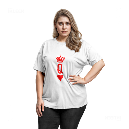 QueenOfHearts Adult T Shirt 03 White