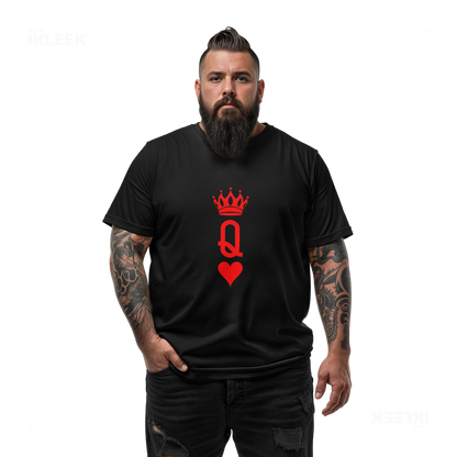 QueenOfHearts Adult T Shirt 05 Black