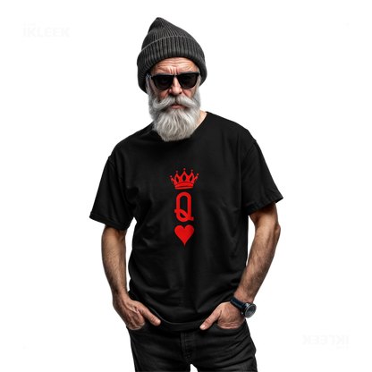 QueenOfHearts Adult T Shirt 06 Black