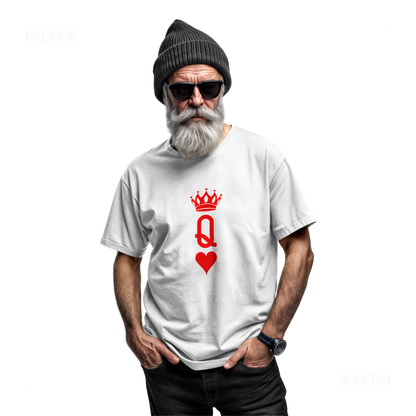 QueenOfHearts Adult T Shirt 06 White