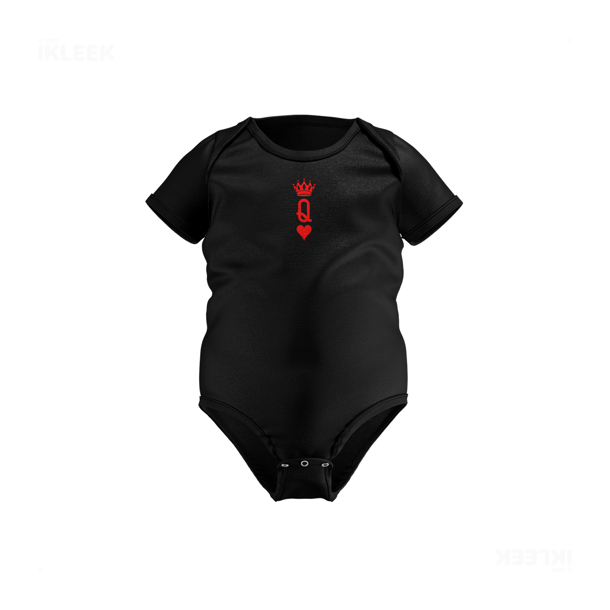 QueenOfHearts Baby Onesies 01 Black