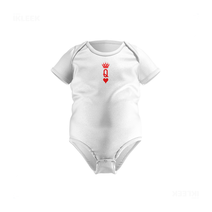 QueenOfHearts Baby Onesies 01 White