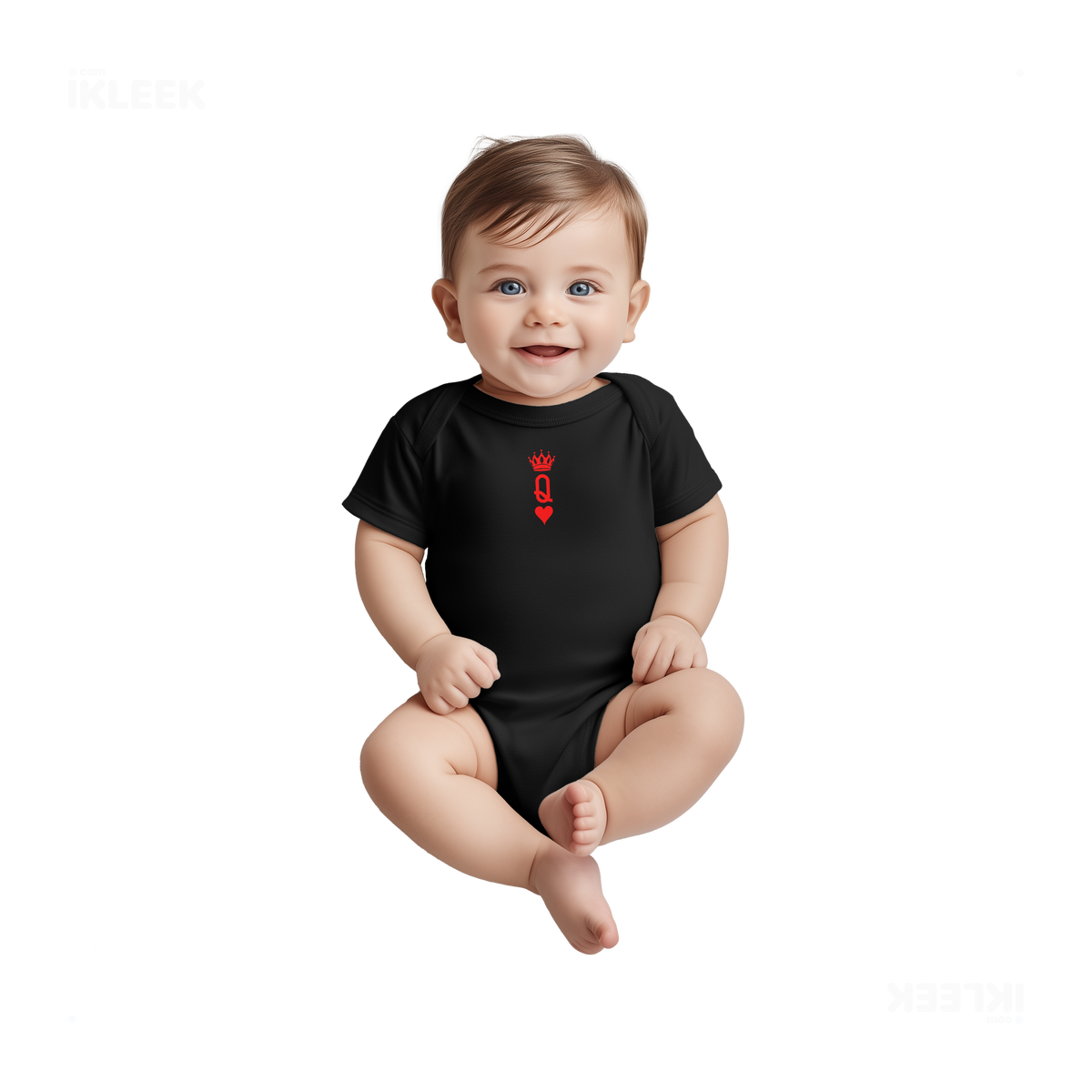 QueenOfHearts Baby Onesies 03 Black