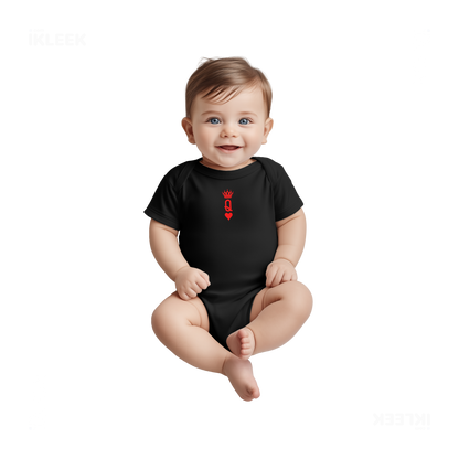 QueenOfHearts Baby Onesies 03 Black