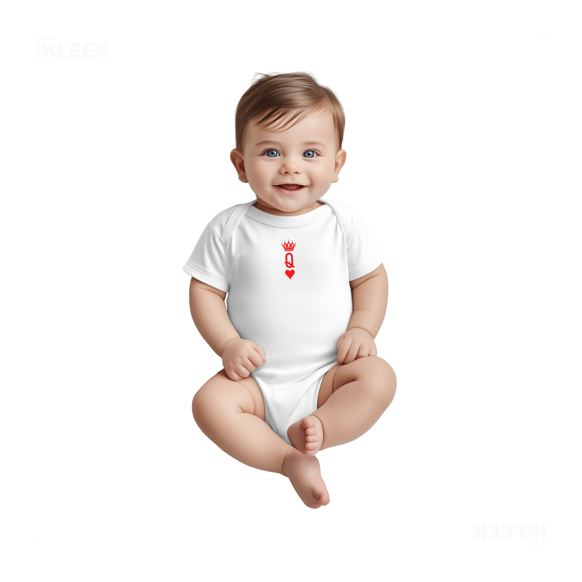 QueenOfHearts Baby Onesies 03 White