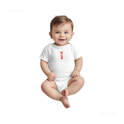 QueenOfHearts Baby Onesies 03 White