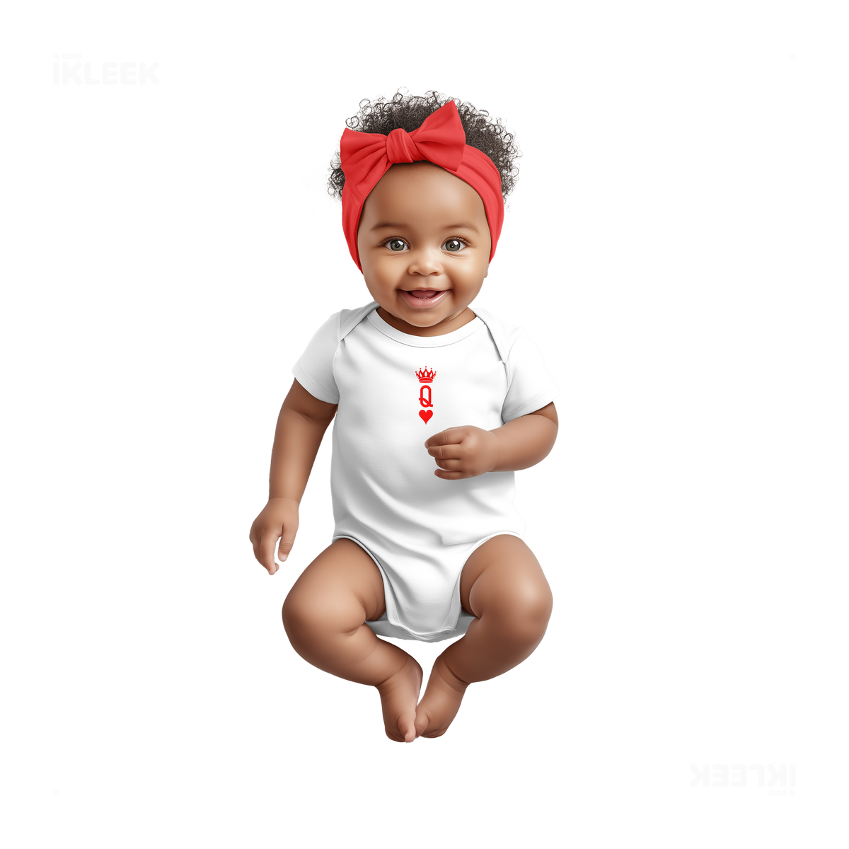 QueenOfHearts Baby Onesies 04 White