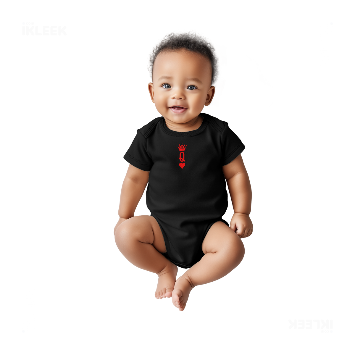 QueenOfHearts Baby Onesies 05 Black