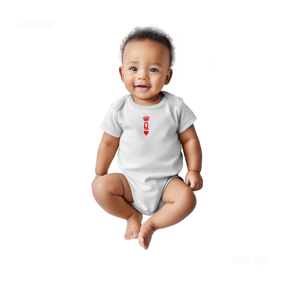 QueenOfHearts Baby Onesies 05 White
