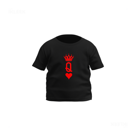 QueenOfHearts Baby T Shirt 01 Black