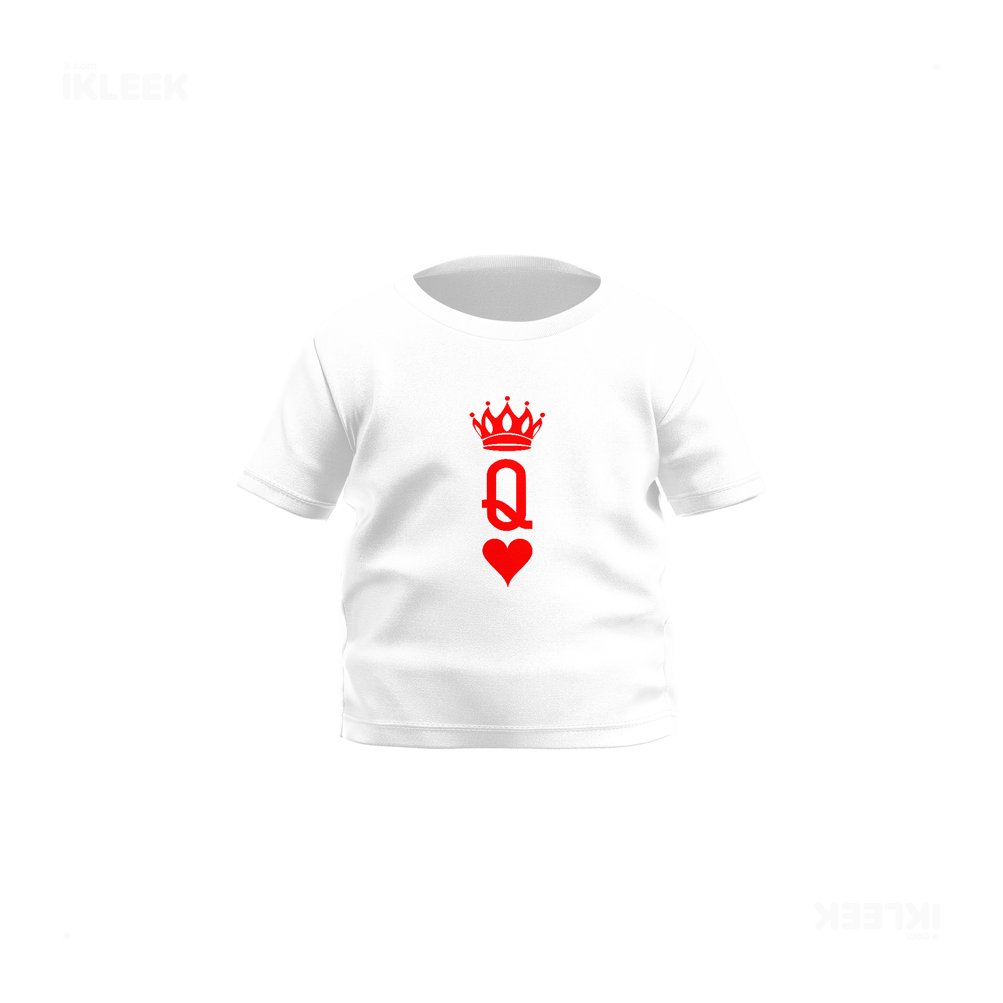 QueenOfHearts Baby T Shirt 01 White