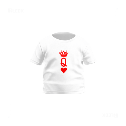 QueenOfHearts Baby T Shirt 01 White