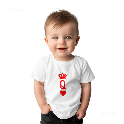 QueenOfHearts Baby T Shirt 03 White