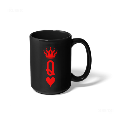 QueenOfHearts Ceramic Mug 01 Black