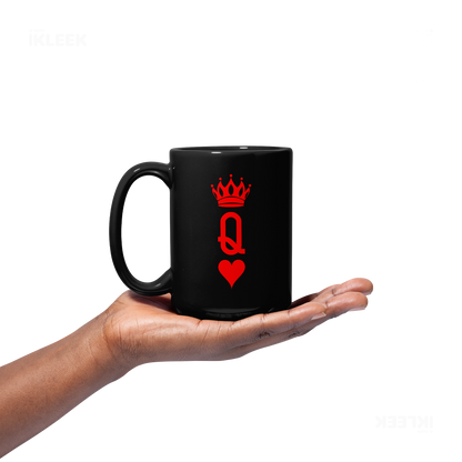 QueenOfHearts Ceramic Mug 03 Black