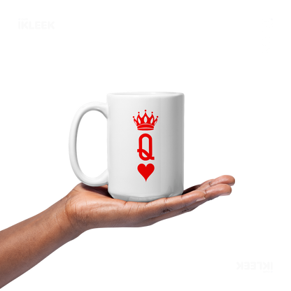 QueenOfHearts Ceramic Mug 03 White