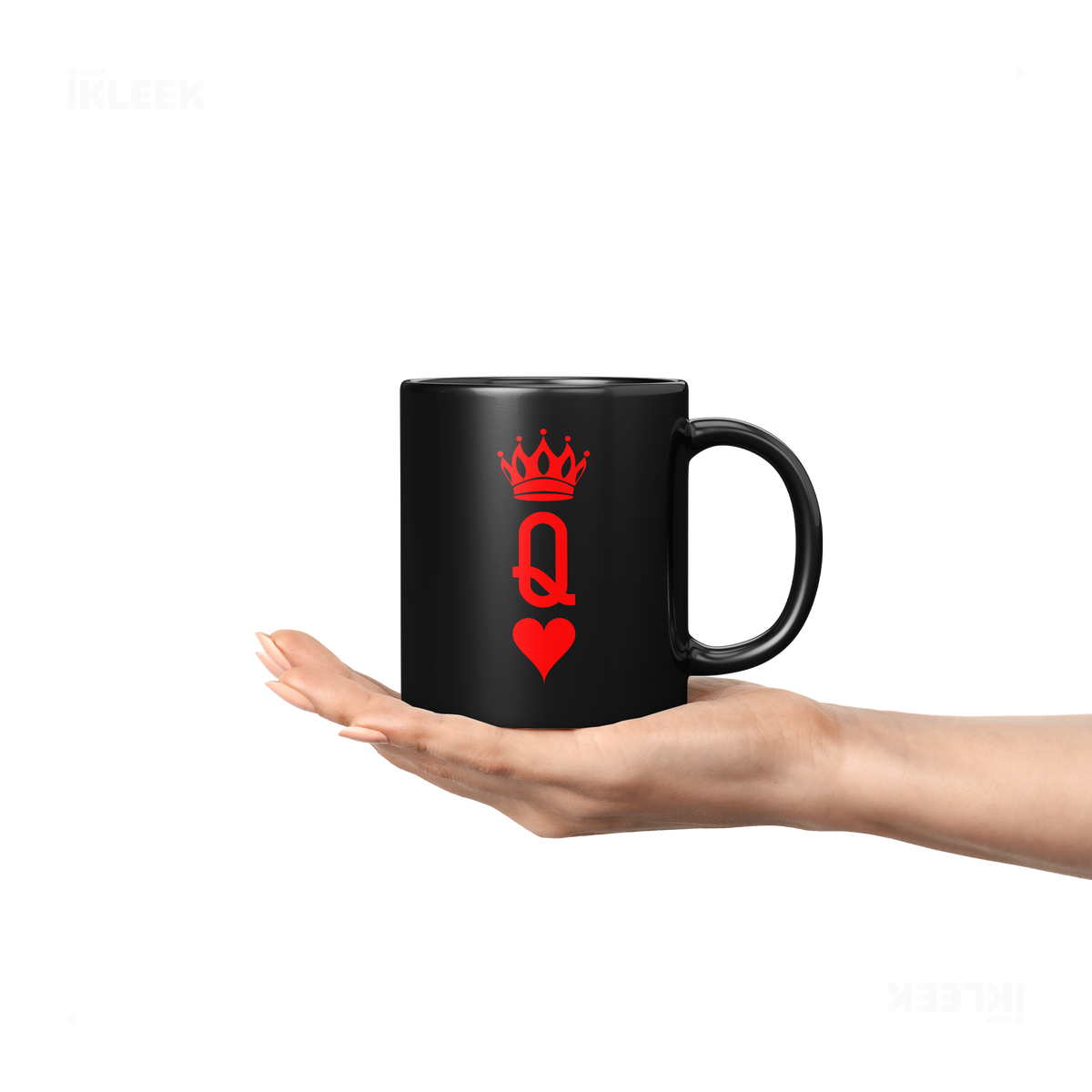QueenOfHearts Ceramic Mug 04 Black